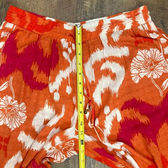 Rachel Zoe NWT Harem Pants Bohemian Boho Hippie Gypsy Wide Leg Oriental Floral M - Picture 10 of 12